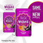Tiki Pets Tiki Cat Luau Velvet Mousse Salmon ingredients and feeding guide label