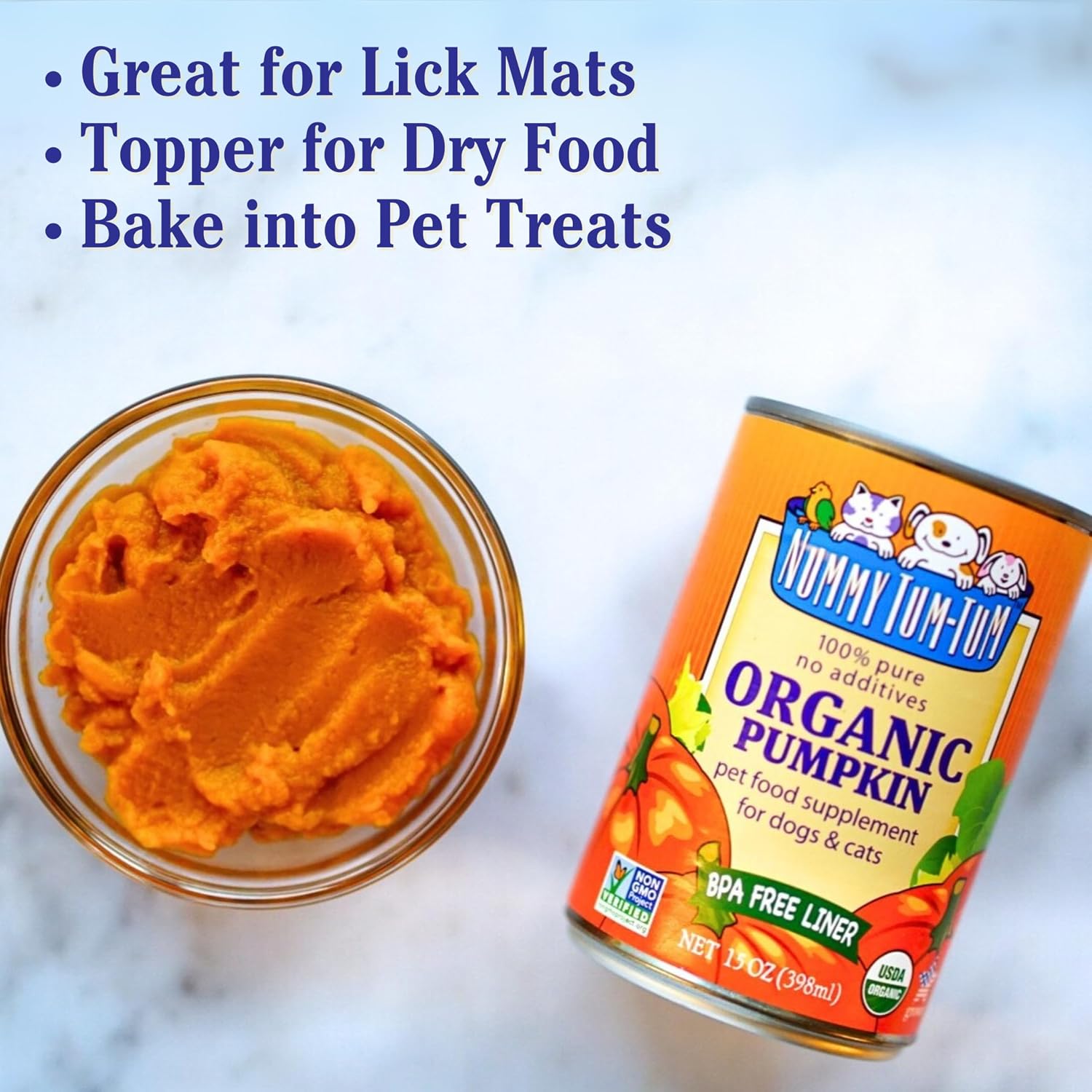 Natural digestive health supplement for pets 15 ounce can group shot.