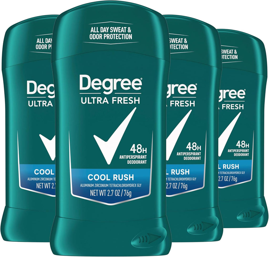 Degree Men Ultra Fresh Antiperspirant Deodorant front view showing packaging.