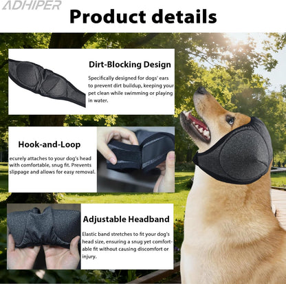 Adhiper dog ear wraps for noise protection side profile