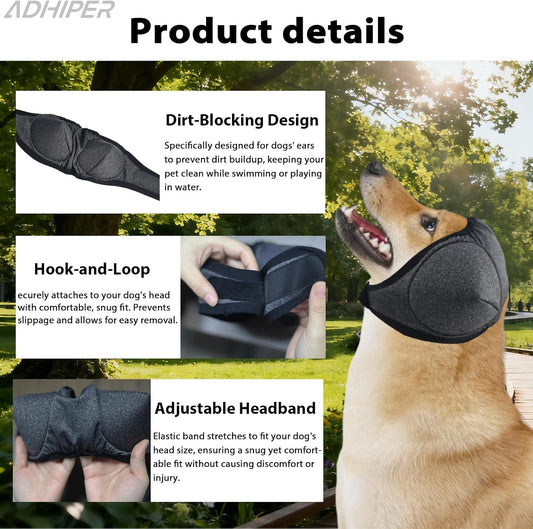 Adhiper dog ear wraps for noise protection side profile