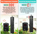 Digital LED controller interface for aquarium heater