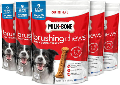 Milk-Bone Brushing Chews Original Chicken Flavor Daily Dental Dog Treats, Large, 33.7 Oz. Bag - Image 11