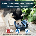 PETIMI auto-fill pet waterer showing the copper connector attachment