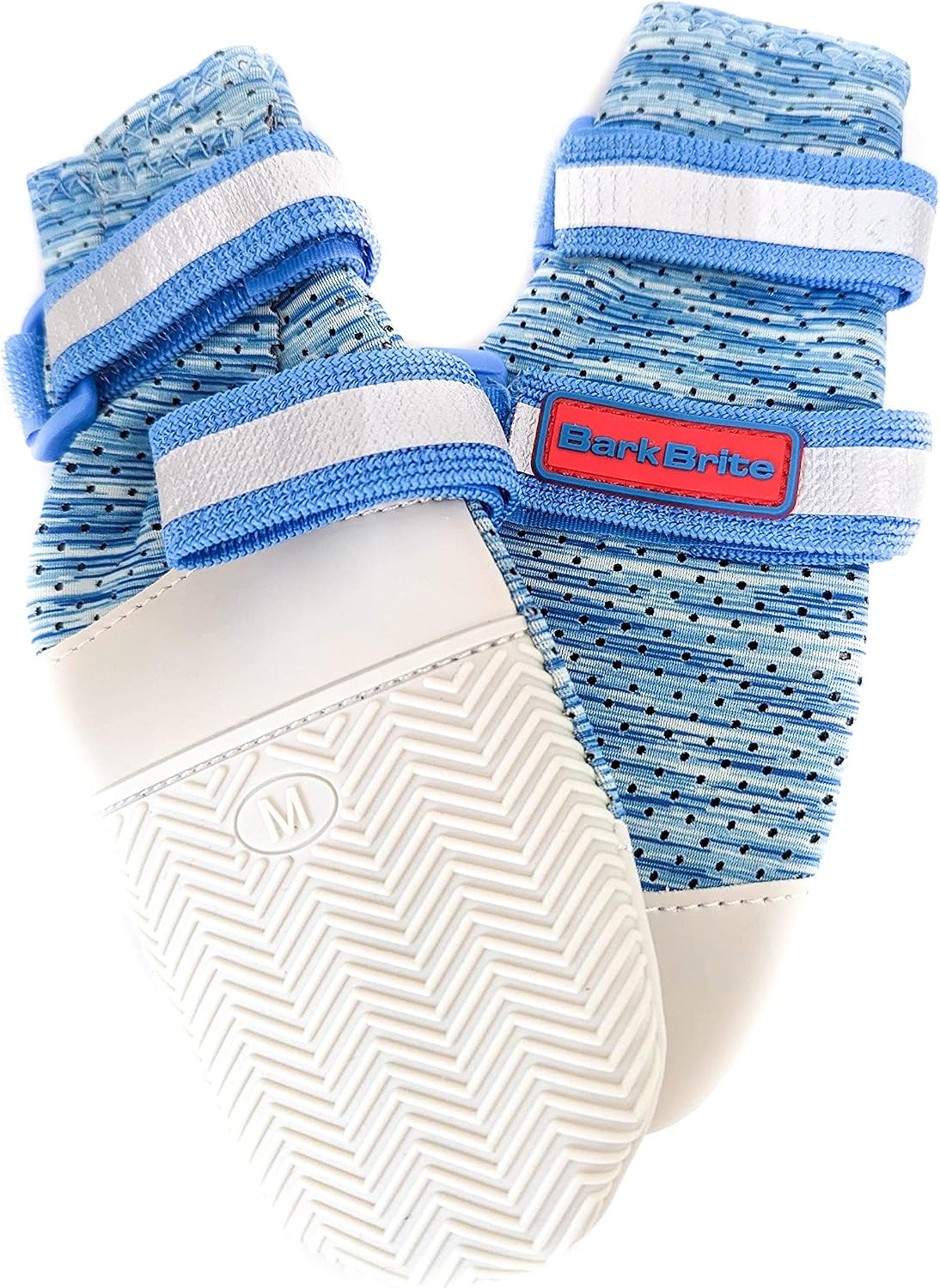 Bark Brite Lightweight Neoprene Paw Protector Dog Boots Designed for Comfort and Breathability in 5 Sizes (Blue Lg) - Image 13