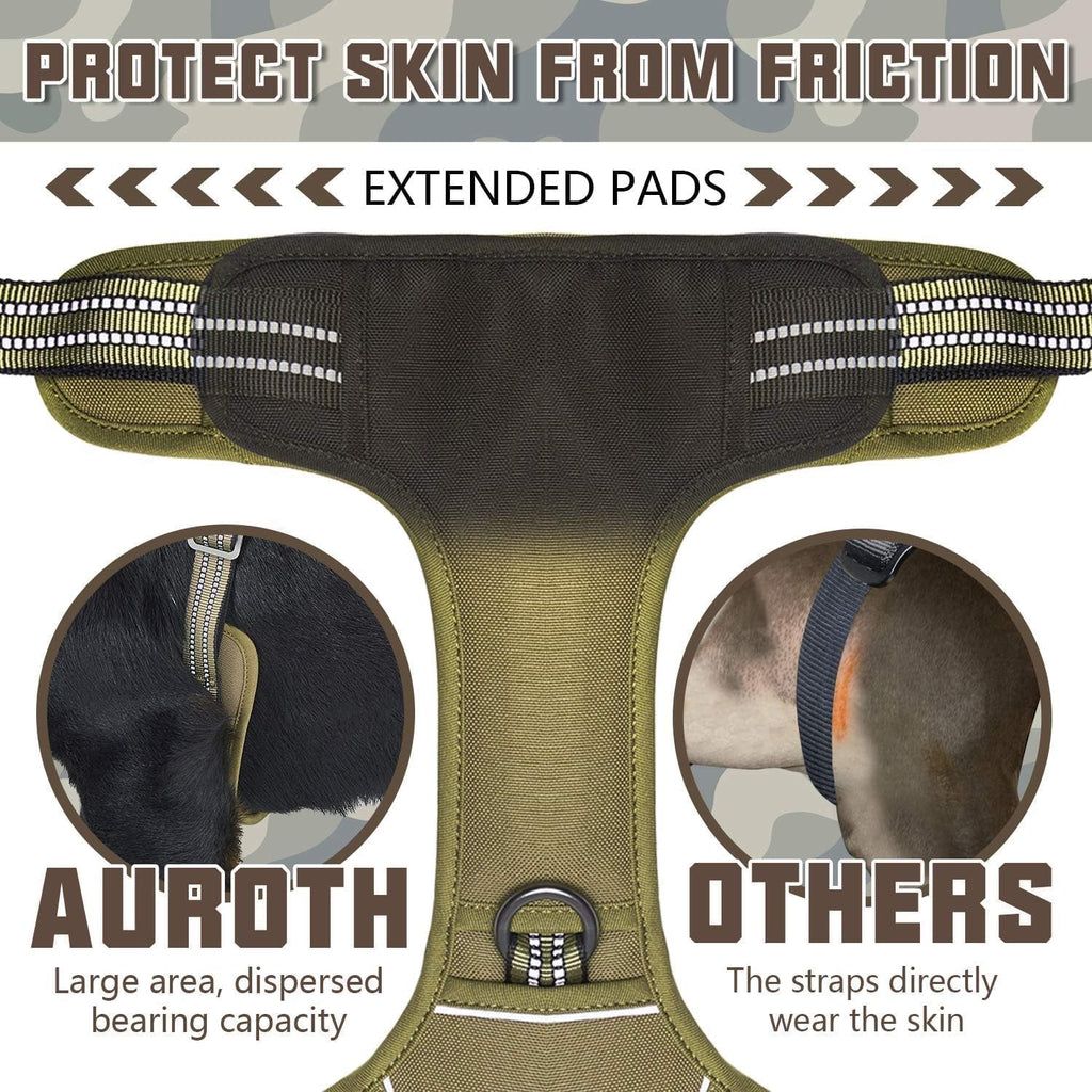 Auroth service dog vest with control handle