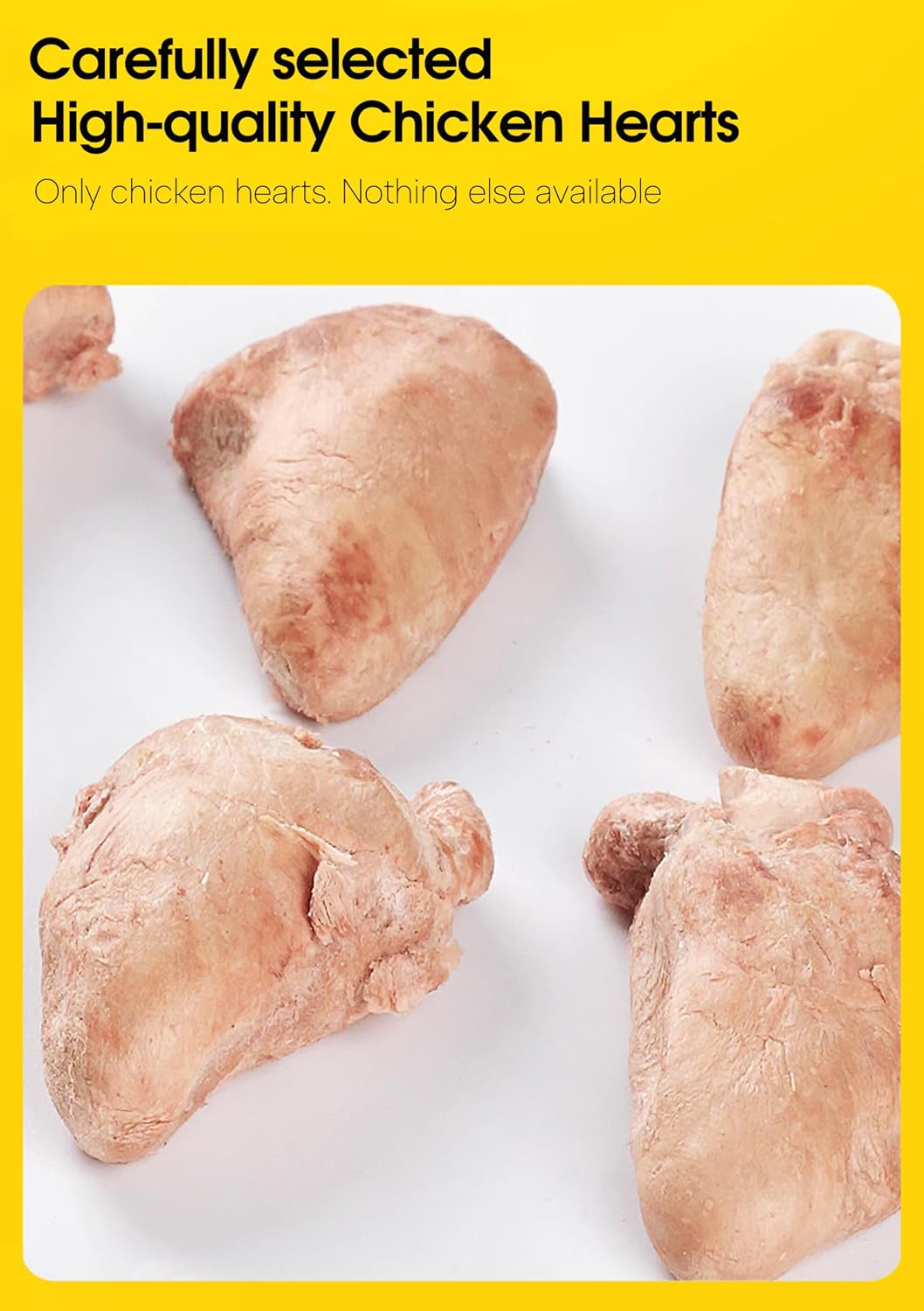 Bnyee single ingredient high protein cat and dog treats packaging back view