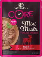 Wellness CORE Small Breed Mini Meals Shredded in Gravy Adult Wet Dog Food, Grain Free, Natural, Chicken and Turkey Dinner Recipe, 3 oz, Pack of 12 Pouches - Image 12