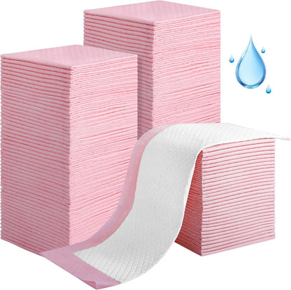 Cabaubl 100 pack disposable changing pads front view in packaging