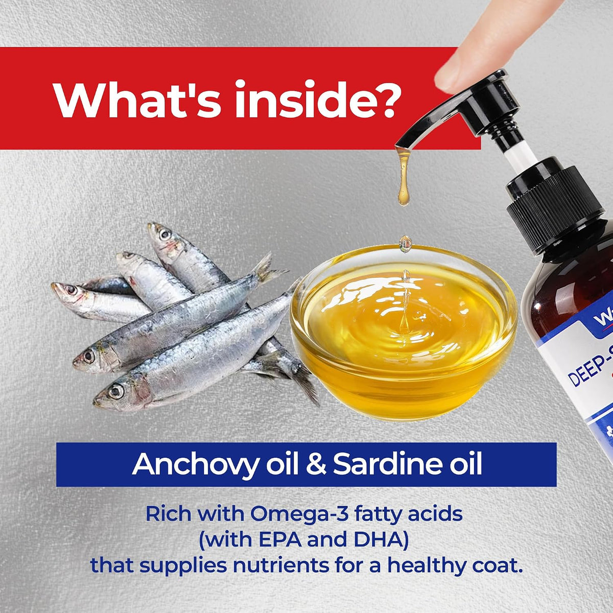 Authentic USA imported Wellix fish oil for dogs and cats