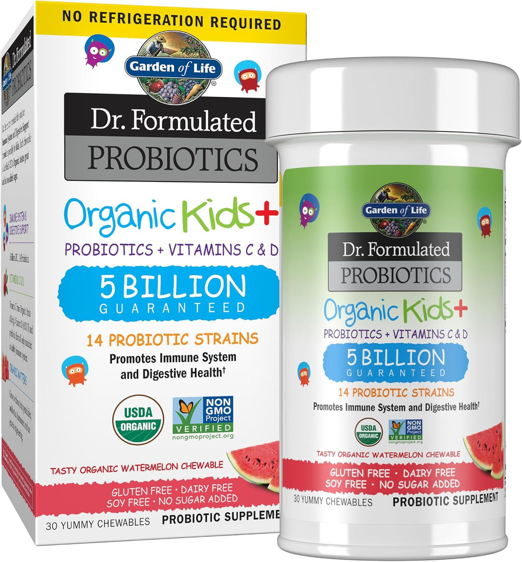 Garden of Life Dr. Formulated Kids+ Probiotics, Shelf Stable, Berry Cherry - Image 12