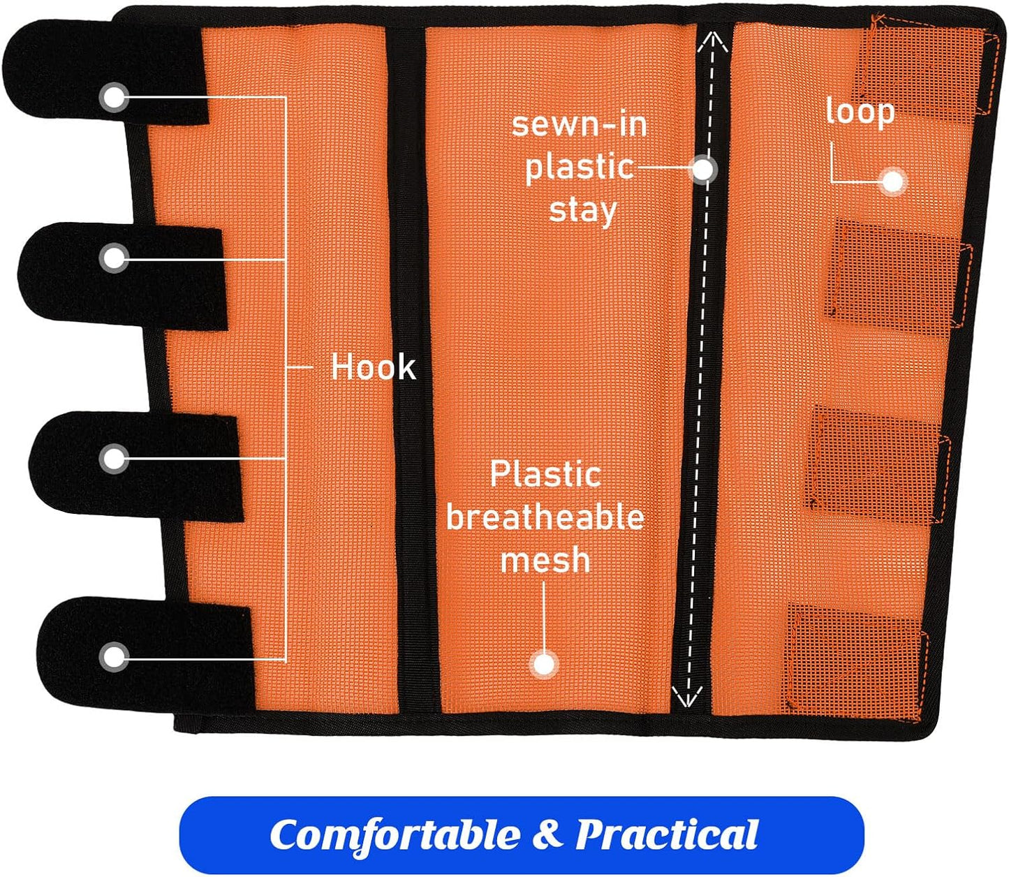 Stomp reducing horse boots with secure hook and loop closures