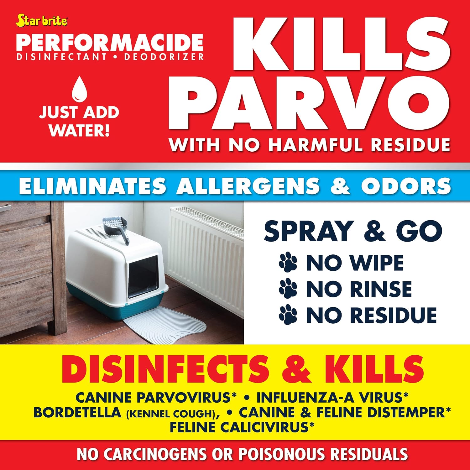 Star Brite pet sanitizing system activated chlorine dioxide solution instruction guide