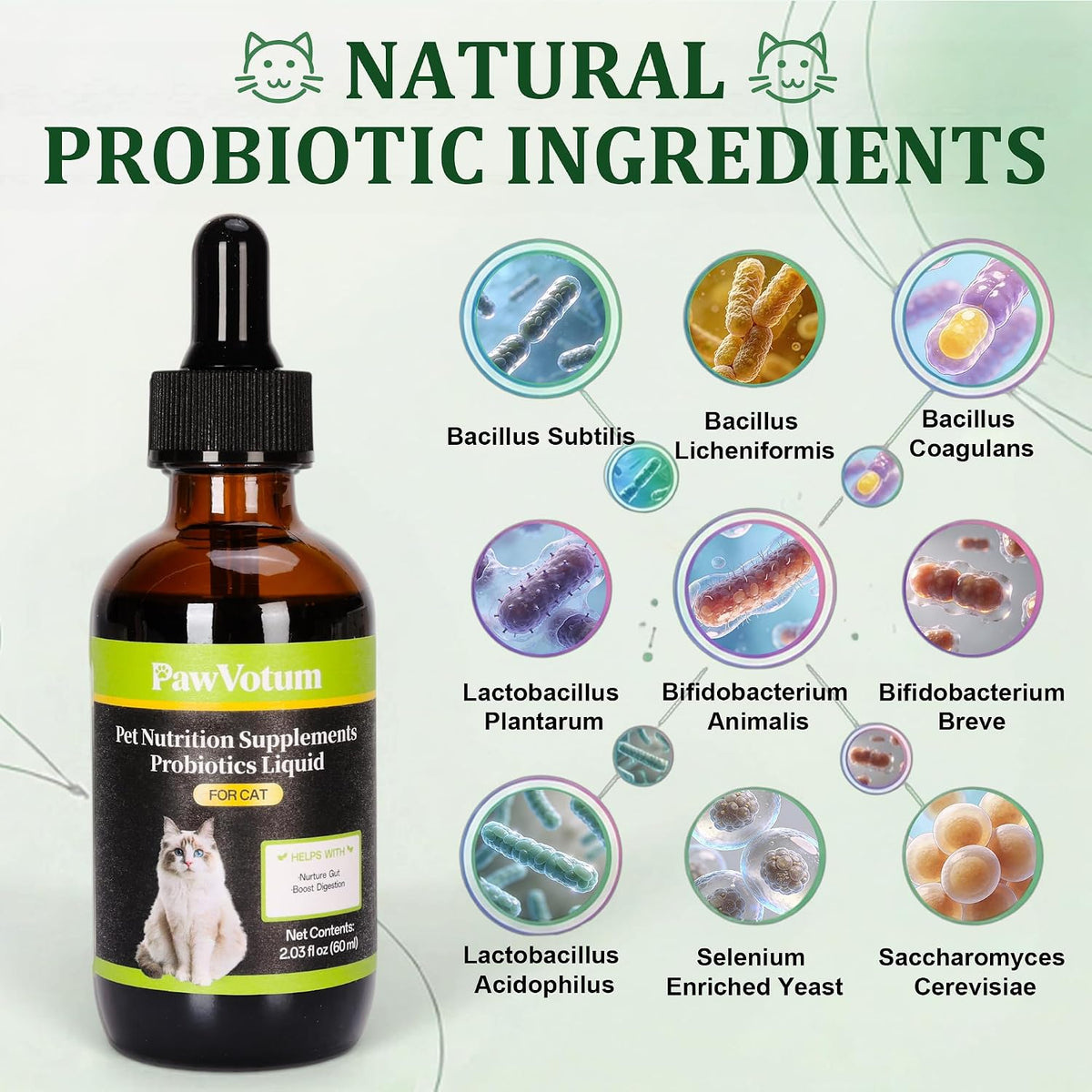 Liquid stool softener for cats being mixed into wet pet food using the dropper.