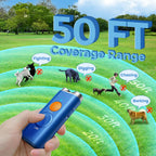Saigain bark deterrent device held in hand for outdoor training