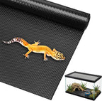 Helidrago safe reptile habitat flooring with a leopard gecko walking comfortably