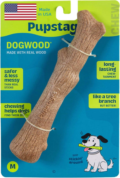 Pupstages imported authentic USA dogwood chew stick for plaque reduction
