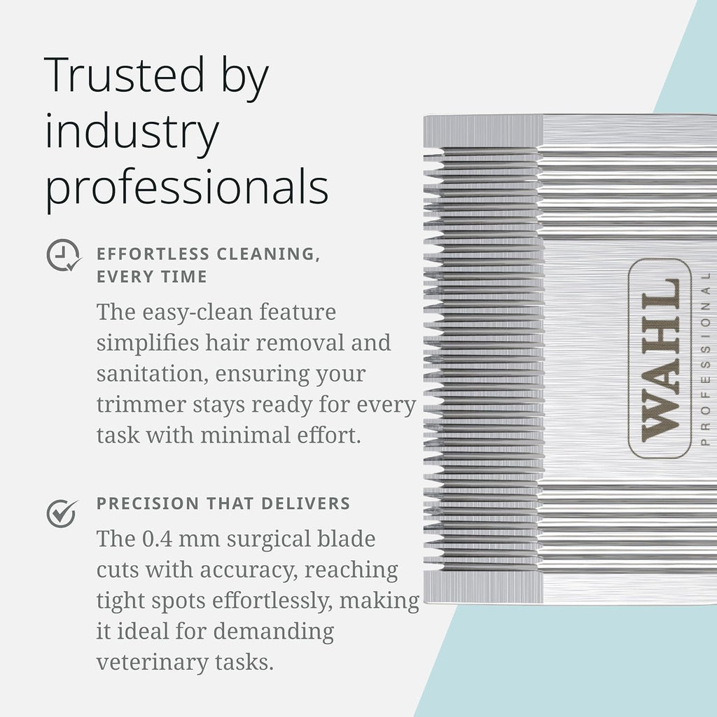 Authentic Wahl Germany manufactured premium animal trimmer blade for professional groomers.