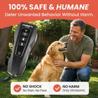 NoBark Ultra device showing laser and ultrasonic emitter