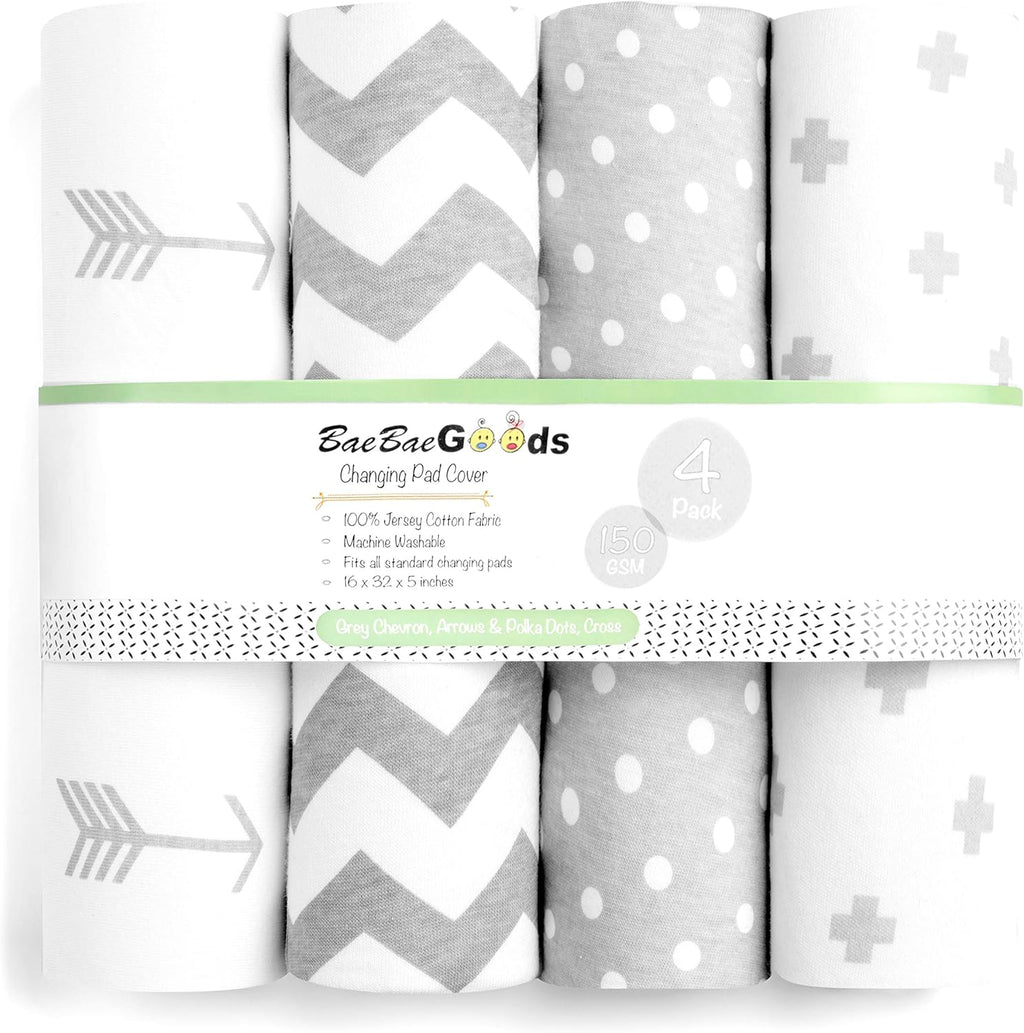 BaeBae Goods baby changing pad covers front view