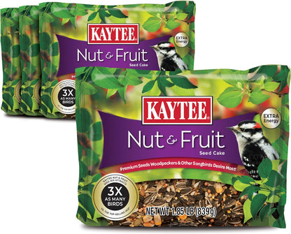 Kaytee Woodpecker Seed Cake, Wild Bird Food, 1.85 Pounds, 4 Count - Image 10
