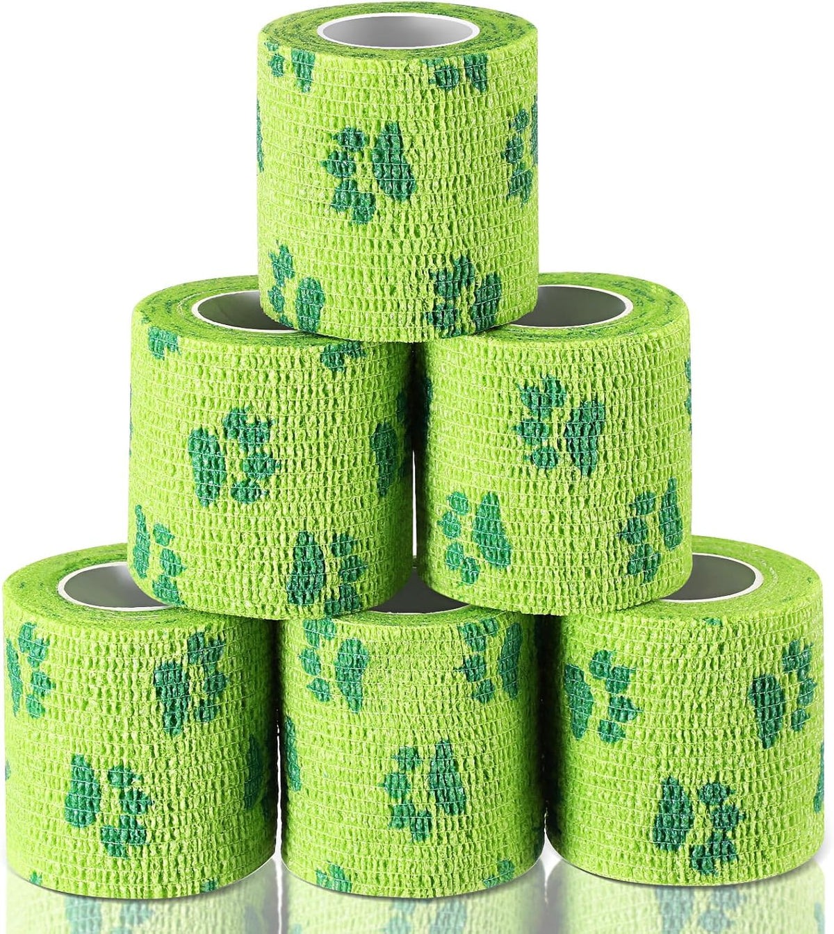 Threlaco no chew bandage for dogs green roll front view
