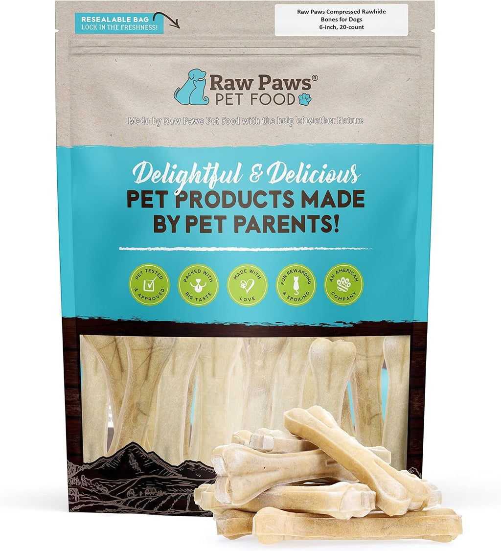 Healthy high protein low fat imported rawhide bones for canine oral care