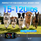 Ultrasonic Bark Collar for Large Medium Small Dogs, Humane No Bark Collar with Beep & Vibration, Smart Barking Collar with 7 Adjustable Sensitivity Levels, Rechargeable Bark Collar for Dogs,Waterproof - Image 9