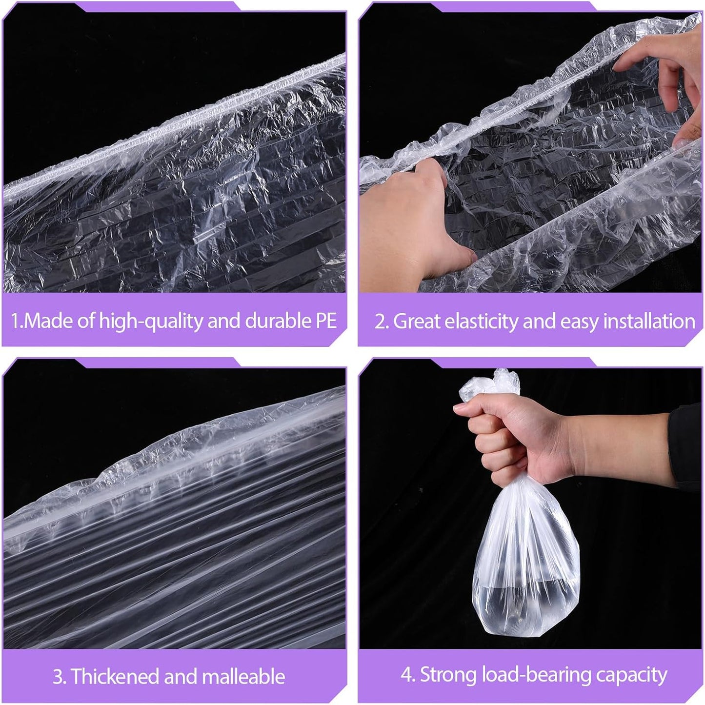 Disposable cage liner applied to a rabbit litter tray