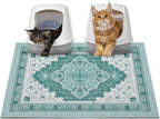 Glittme non slip waterproof cat litter mat packaged for home pet care