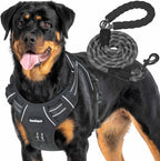 Beebiepet Heavy Duty Tactical Dog Harness for Small Dogs, No Pull Adjustable Pet Harness Reflective Service Training Easy Control Pet Vest Military K9 Working Dog Harnesses- Large, Brown - Image 9