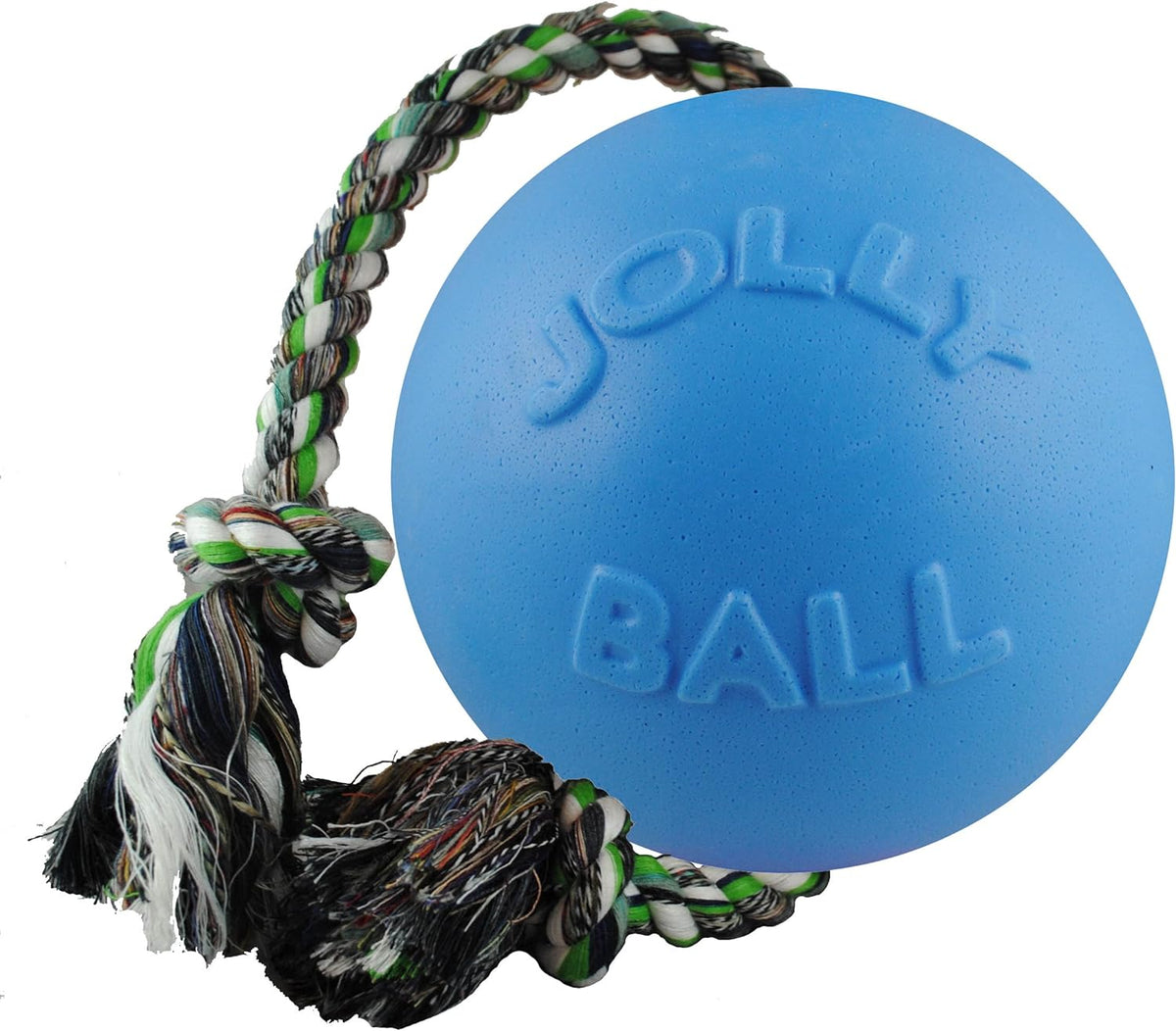 Jolly Pets eight inch purple dog toy for pets over sixty pounds
