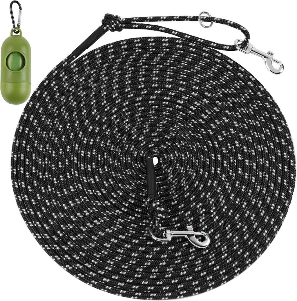Muiyrtuy 30ft reflective cat leash front view