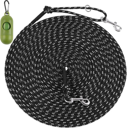 Muiyrtuy 30ft reflective cat leash front view