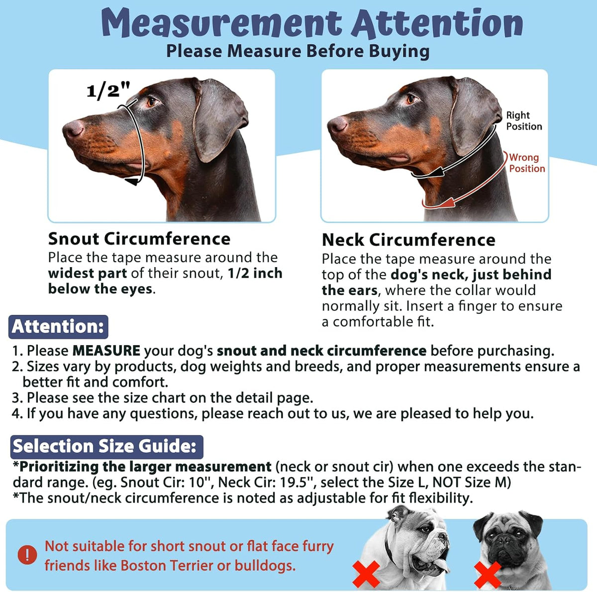 Adjustable headcollar for medium long nose dogs training setup