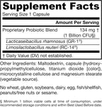 Jarrow FemDophilus probiotic ingredients and usage info