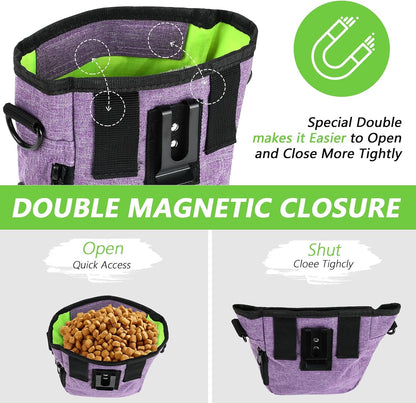 Kissleaf water resistant dog walking pouch metal belt clip detail