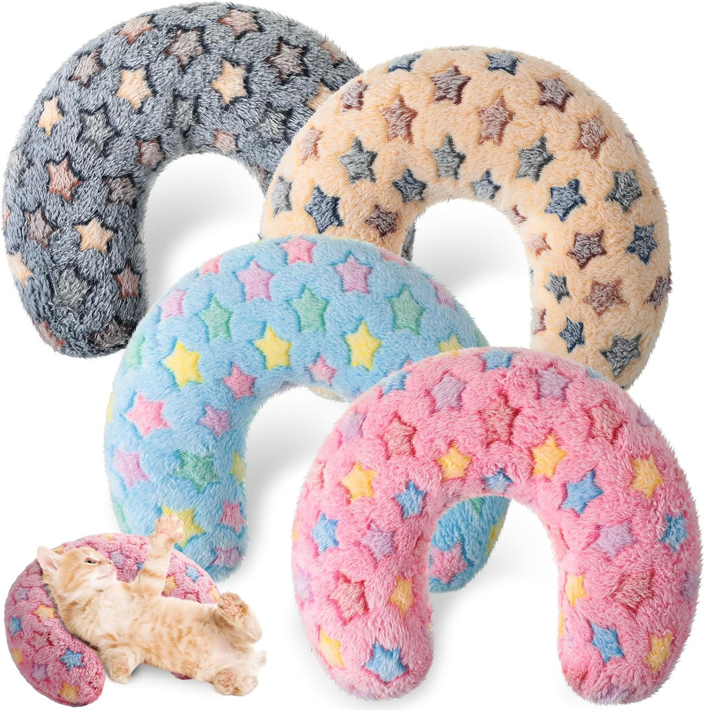 4 Pcs Cat Pillow Calming Pet Dog Neck Pillow, Paw, Medium - Image 13