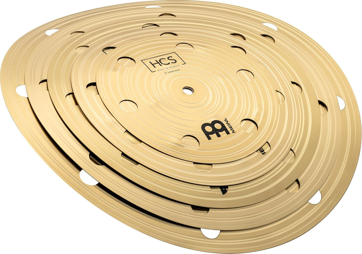 Meinl 12" Trash Stack Cymbal Pair with Holes - HCS Traditional Finish Brass for Drum Set, Made In Germany, 2-YEAR WARRANTY (HCS12TRS) - Image 11
