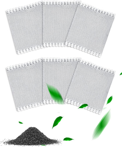 12PCS Activated Charcoal Odor Absorber Compatible with OKSOTY Stainless Steel Litter Box Deodorizer, Compatible with PuraMAX Self Cleaning Litter Boxes, Cat Litter Smell Eliminator Filter - Image 9
