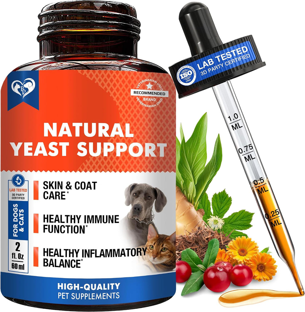 Beloved Pets natural yeast infection drops front view packaging