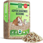 Small Pet Select Premium Natural Aspen Bedding front view of jumbo 141 liter pack