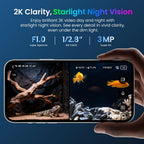 HomiQ Life pet camera mounted on glass aquarium