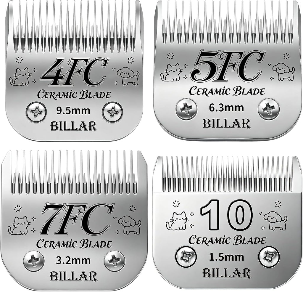 BILLAR(R) 5FW Dog Grooming Wide Blade,Detachable Pet Dog Grooming Blades,Compatible with Andis,Oster A5,Wahl km10 Clippers.Cutting Length 1/4 in(6.3mm) - Image 13