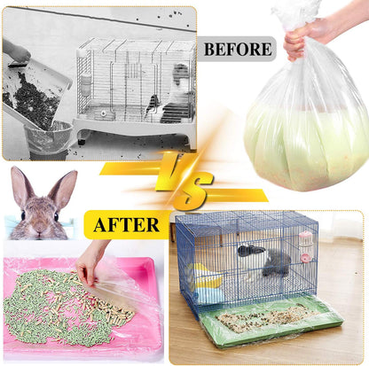 Upcessory leak-proof cage tray cover for guinea pig