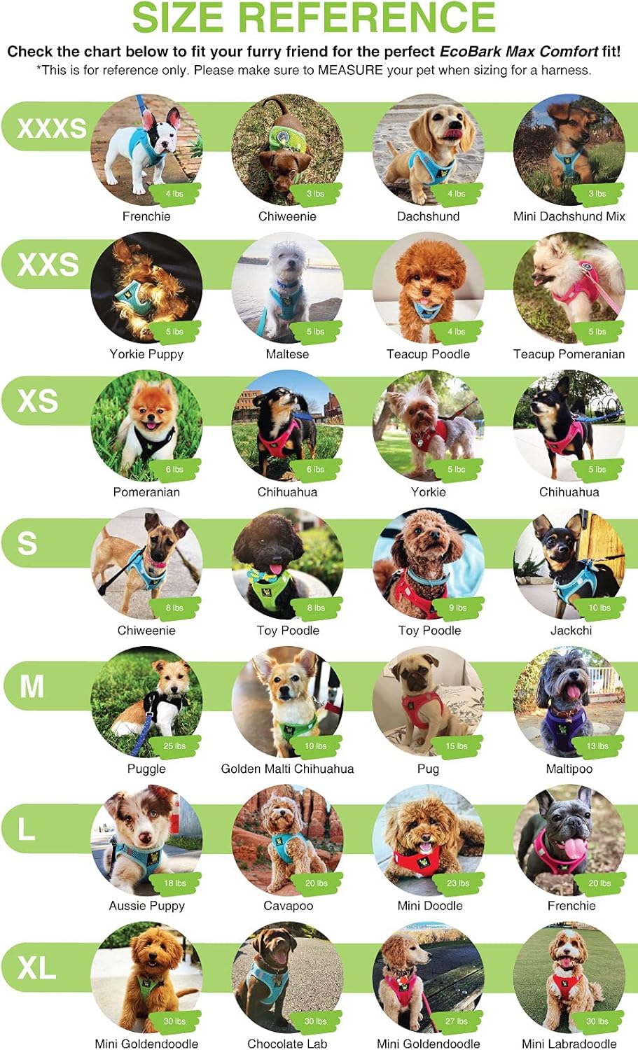 EcoBark harness anti-rub padding feature