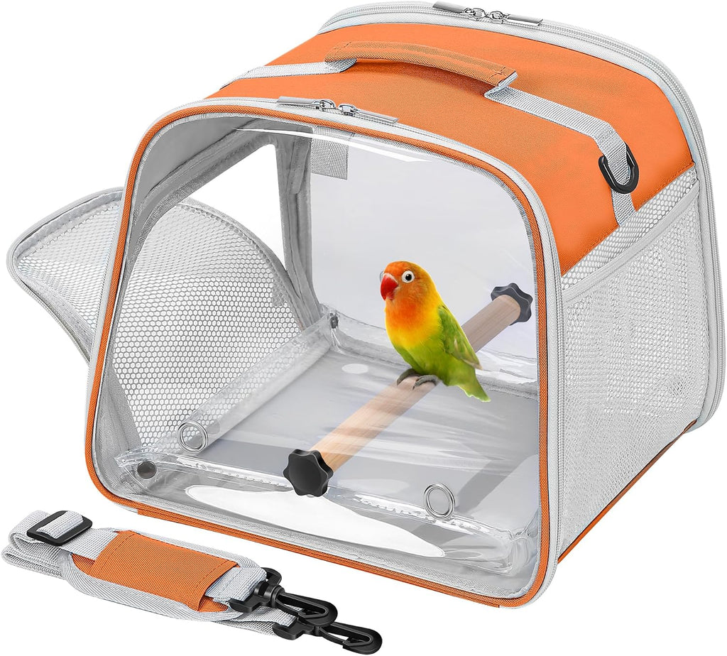 Suertree portable bird travel cage top handle detail
