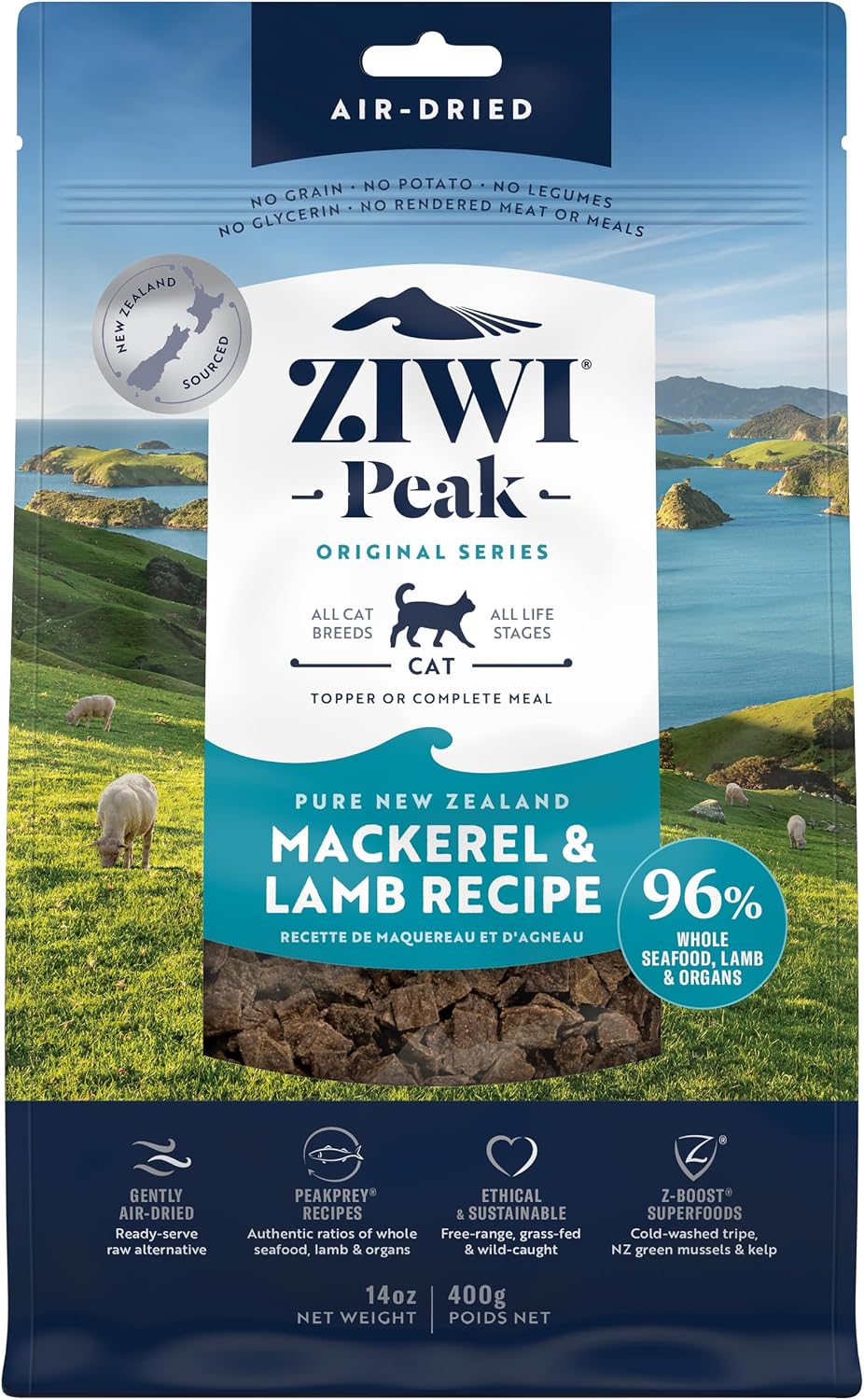 ZIWI Peak Air-Dried Cat Food - Chicken - All Natural, High Protein, Grain Free, Limited Ingredient w/ Superfoods (14oz) - Image 13
