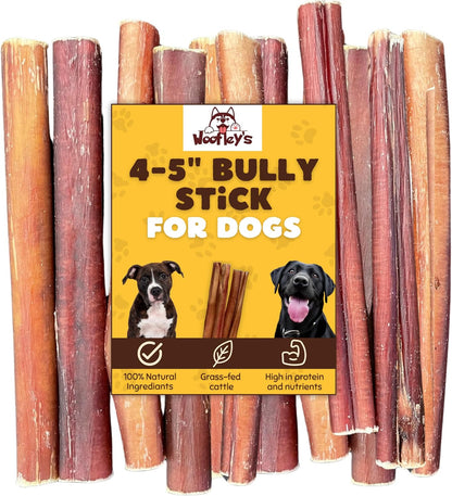 Woofley's dog chews nutritional information and room temperature storage text