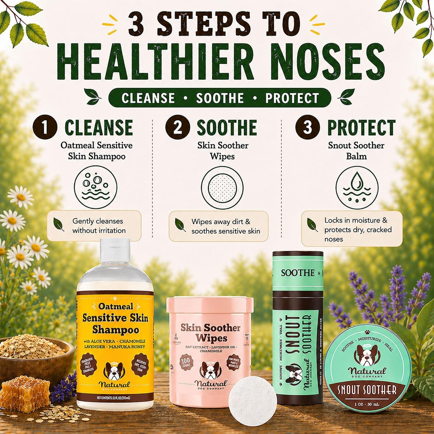 Natural Dog Company Snout Soother Dog Nose Balm, 0.15 oz Travel Stick | Moisturizer for Dry Crusty Noses, Coconut Oil & Shea Butter, Summer Care for Outdoor Dogs, Hot Weather & Beach Days - Image 10